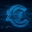 ilustratie cu moneda euro digitala