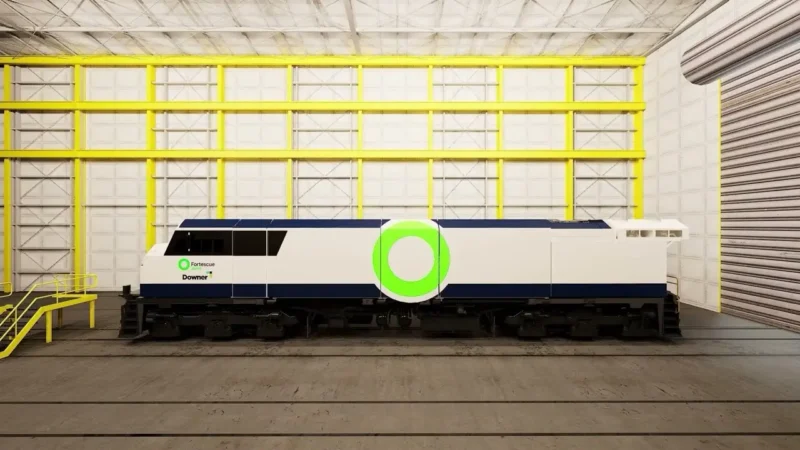 Locomotiva electrică Fortescue Infinity Train nu are nevoie de combustibil sau încărcare de la rețeaua electrică