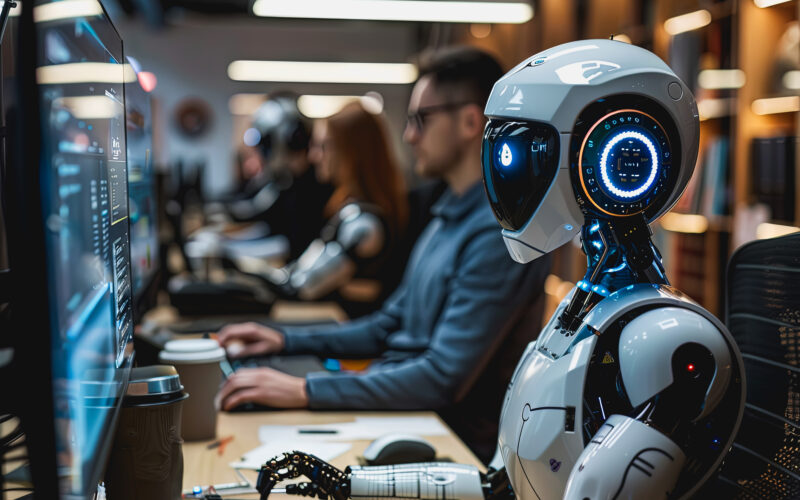 O lume în care roboții iau locul oamenilor