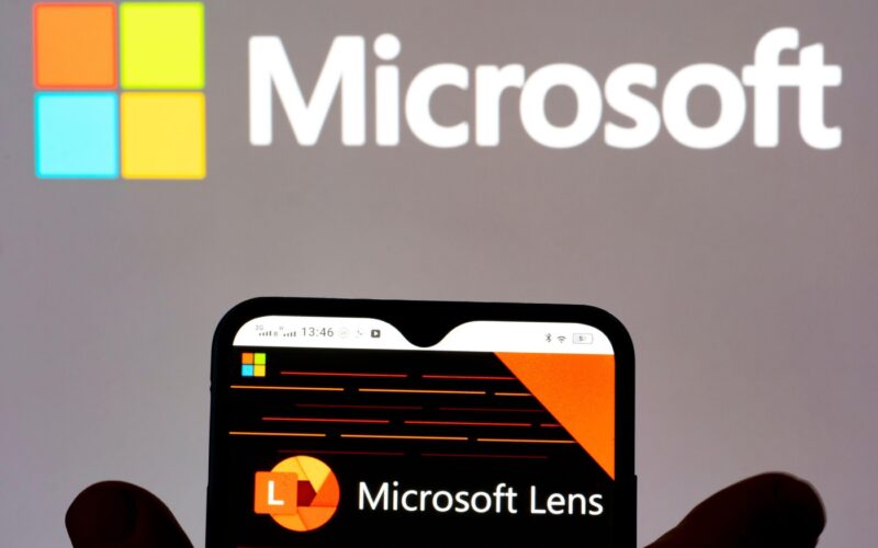 Sigla aplicației Microsoft Lens
