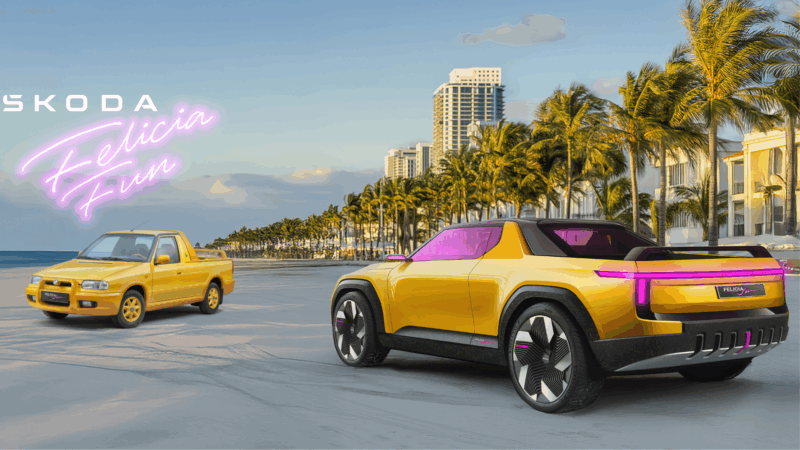 Škoda Felicia Fun lângă conceptul nou