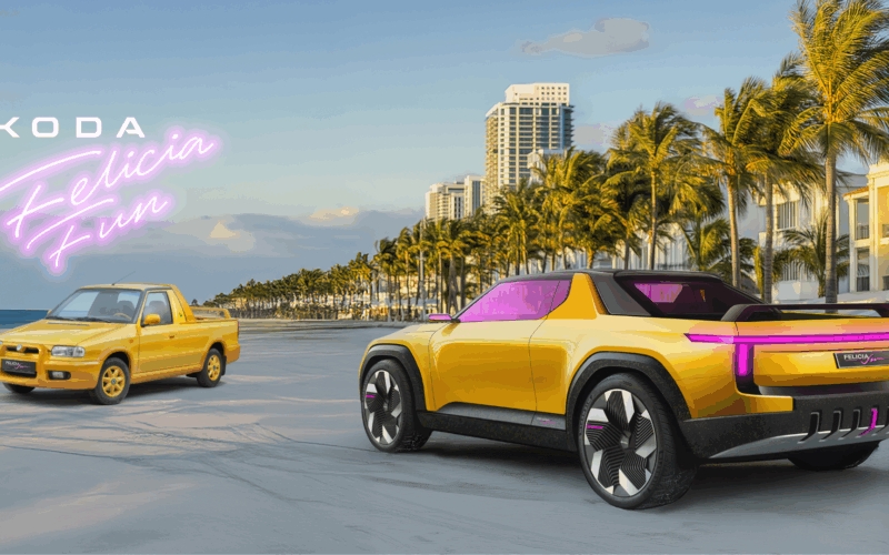 Škoda Felicia Fun lângă conceptul nou