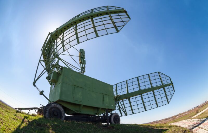 Radar sovietic instalat la Kaliiningrad