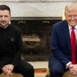 Donald Trump alături de Volodimir Zelenski