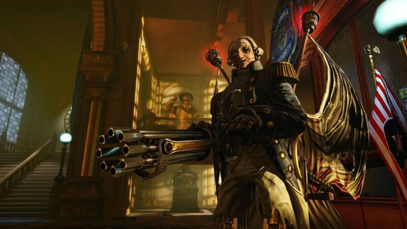 Secvență din jocul video Bioshock Infinite