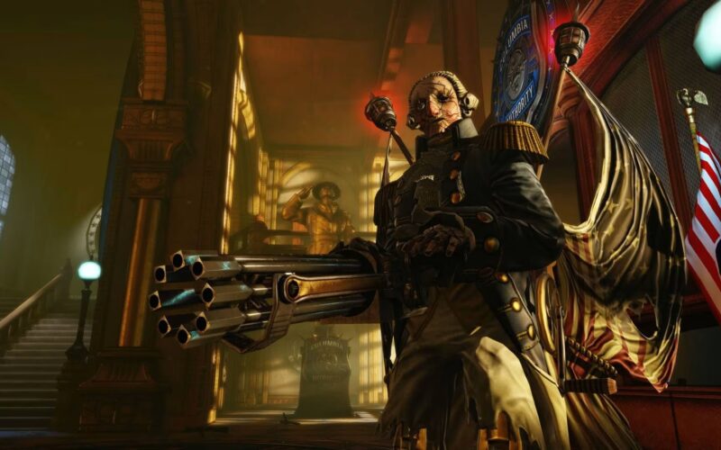 Secvență din jocul video Bioshock Infinite