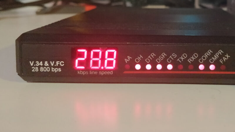 modem de internet dial-up
