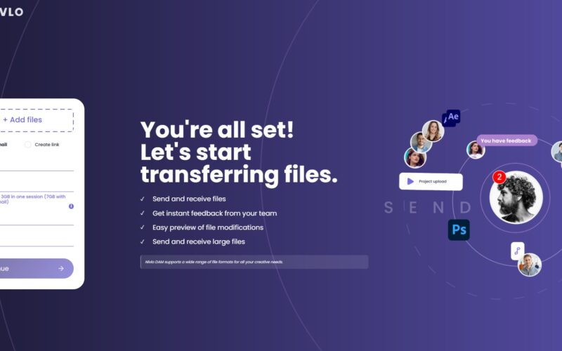 captura de ecran de pe site-ul nivlo send