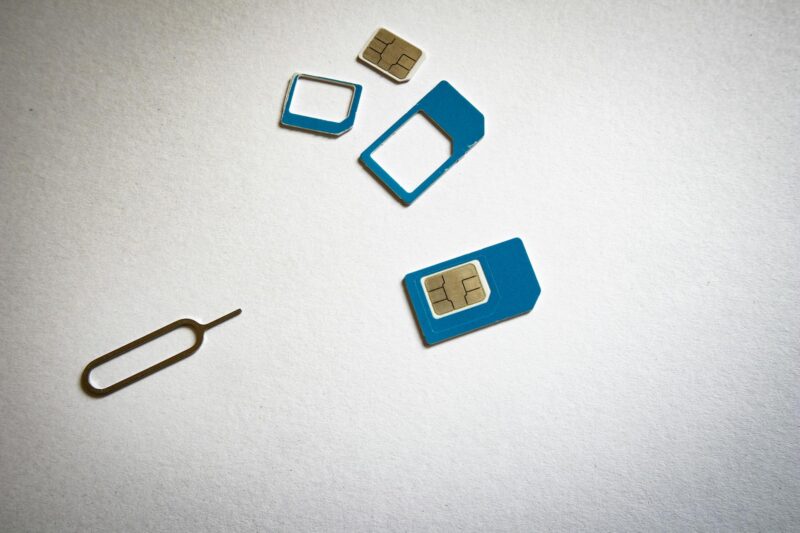 un sim de telefon