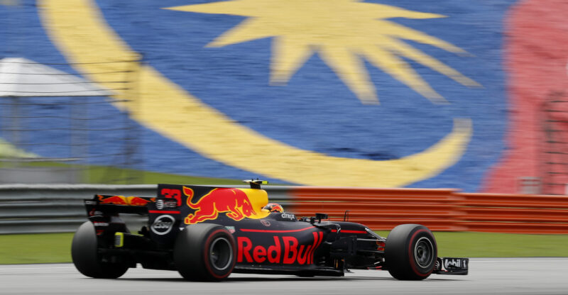 Max Verstappen pe circuitul din Sepang (2017)