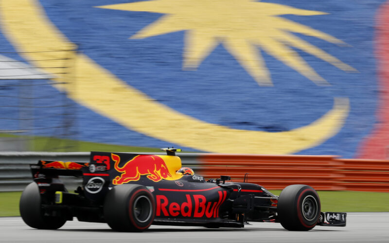 Max Verstappen pe circuitul din Sepang (2017)