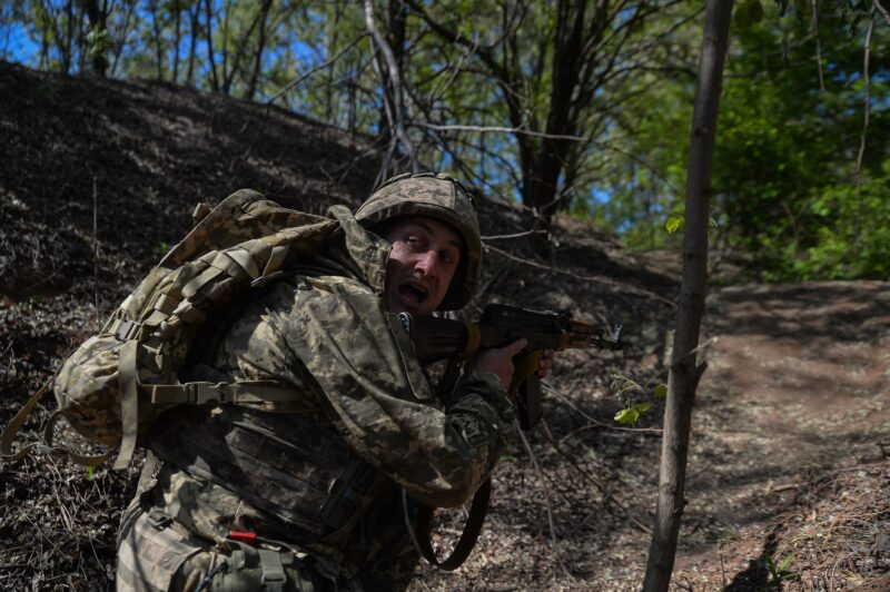 un infanterist in ucraina
