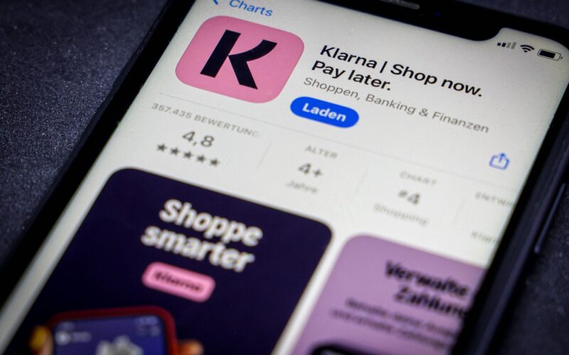 aplicatia klarna intr-un magazin virtual