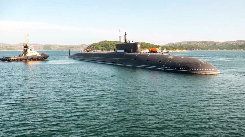 Submarinul nuclear rusesc Knyaz Pozharsky