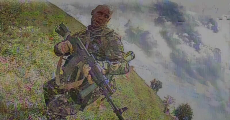 militar rus in ucraina vizat de o drona