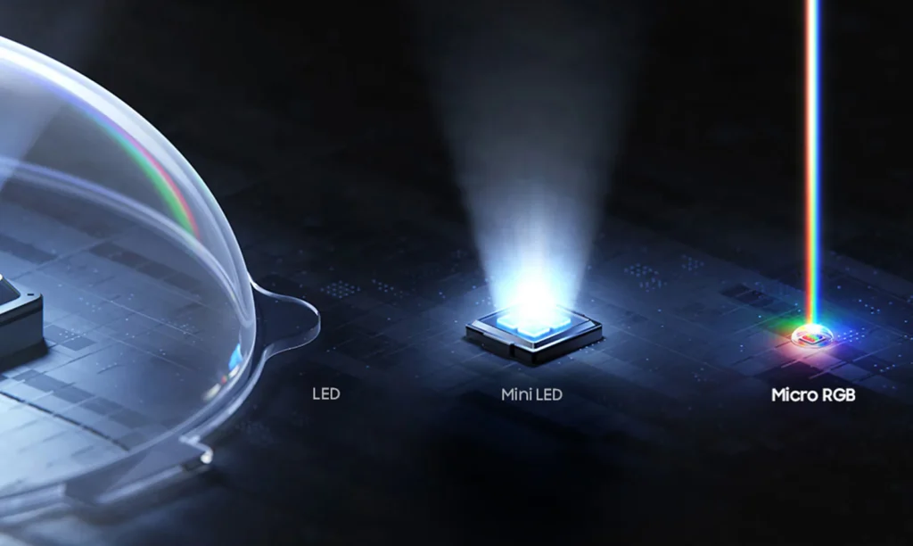 Televizor Samsung dotat cu ecranul Micro RGB