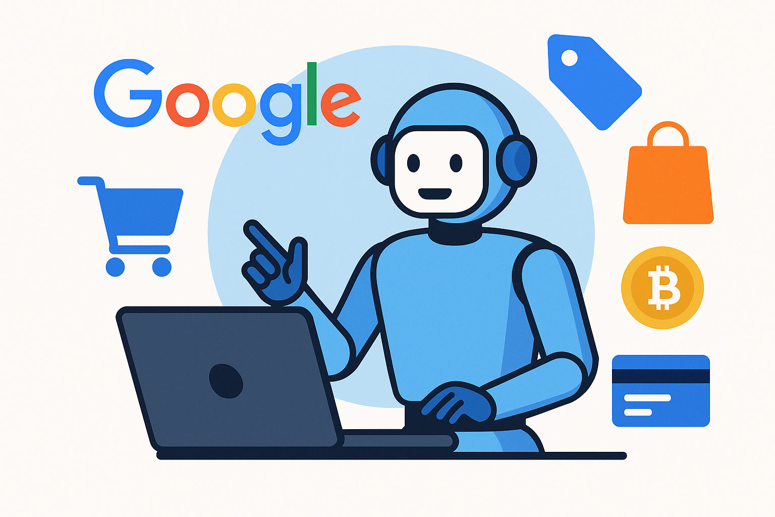 un agent AI care face cumparaturi