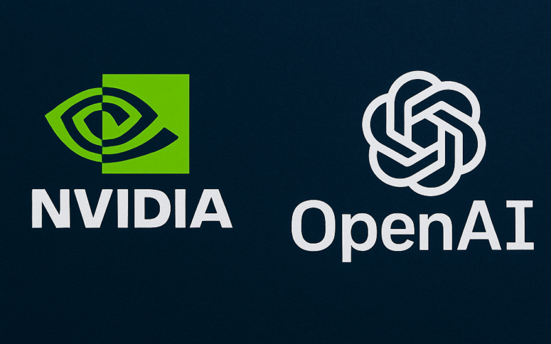 logo-urile Nvidia si OpenAI