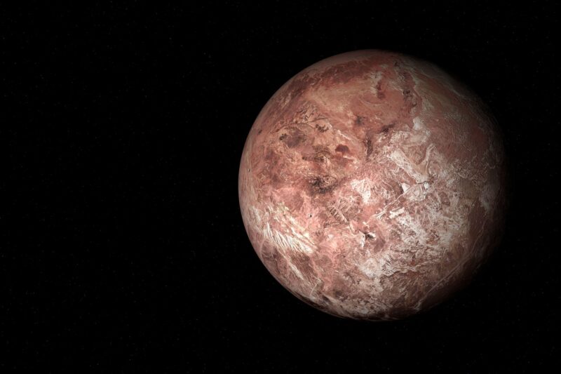 Imagine 3D a planetei pitice Makemake