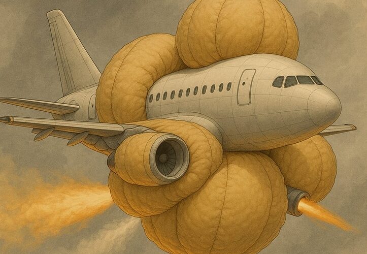 Proiectul Rebirth propune airbaguri tip popcorn pentru avioane