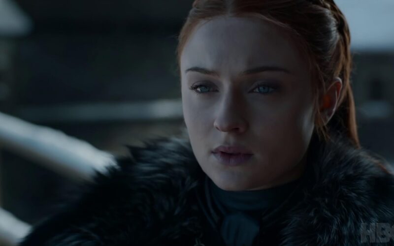 Sophie Turner în rolul Sansa Stark din game of Thrones