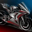 schita unei motociclete electrice super sport