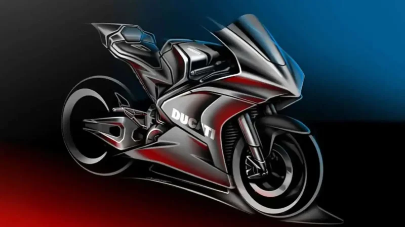 schita unei motociclete electrice super sport