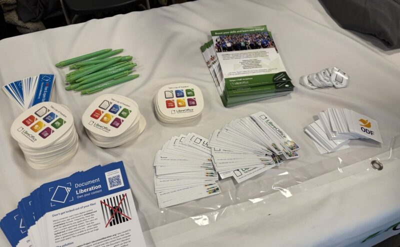 stand libreoffice la un eveniment