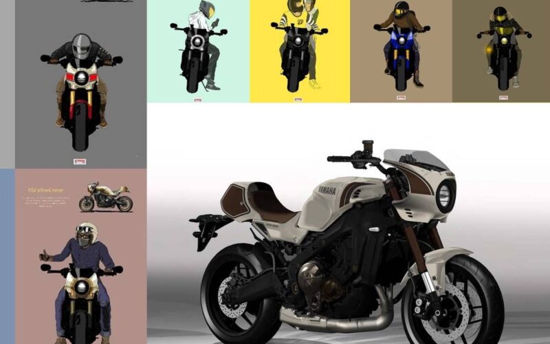 poster cu mai multe randari de motociclete