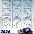 calendar curse motocilete cu schite ale curselor