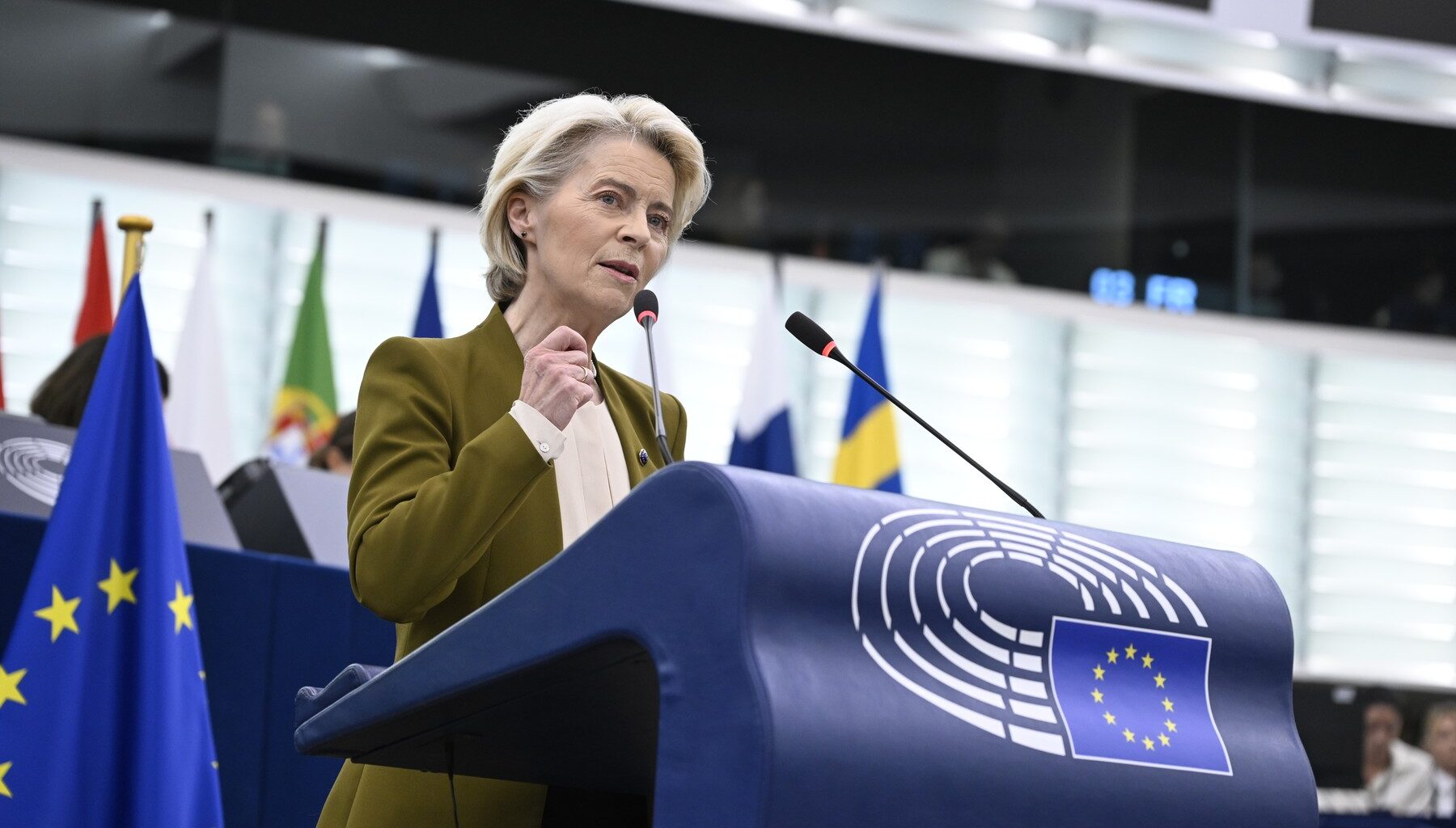 Președinta Comisiei Europene, Ursula von der Leyen