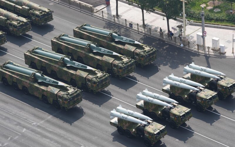 Tachete hipersonice prezentate la parada militară de la Beijing