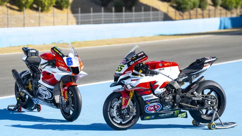 motociclete yamaha super sport editie limitata pe ciruit