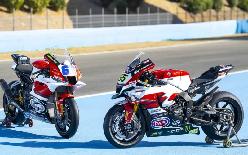 motociclete yamaha super sport editie limitata pe ciruit