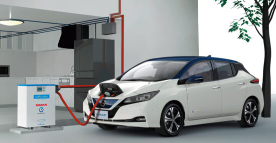Nissan Leaf care se încarcă