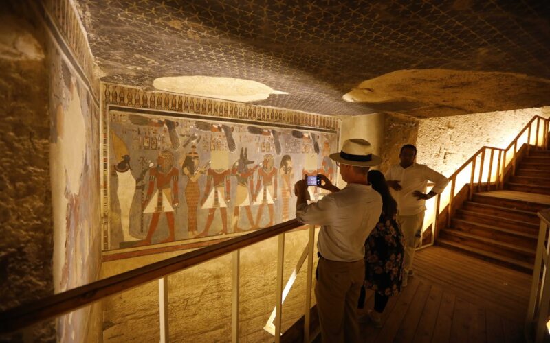 Mormântul lui Amenhotep III după restaurare