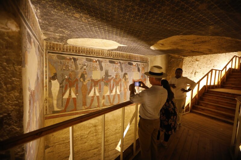 Mormântul lui Amenhotep III după restaurare