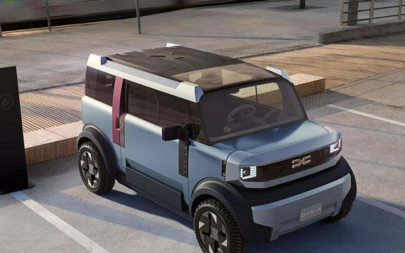 un concept Dacia in parcare