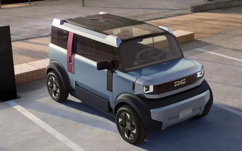 un concept Dacia in parcare
