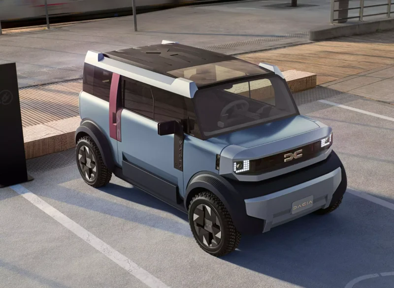 un concept Dacia in parcare