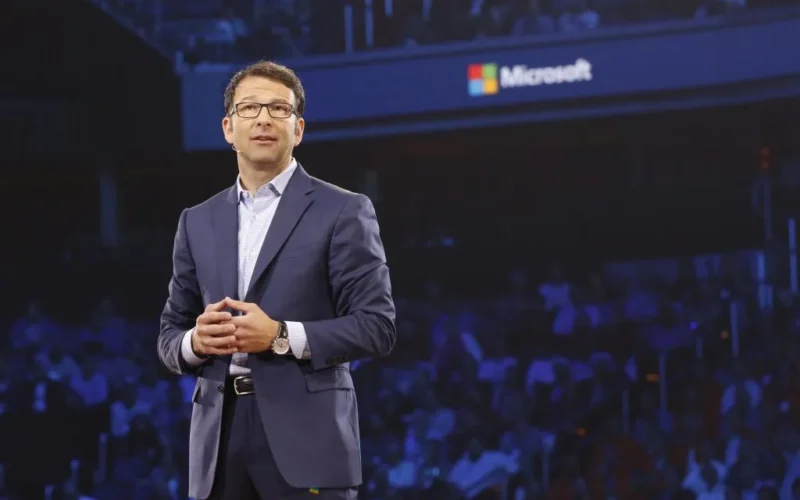 Judson Althoff, noul CEO al operatiunilor comerciale Microsoft, vorbind la o conferinta