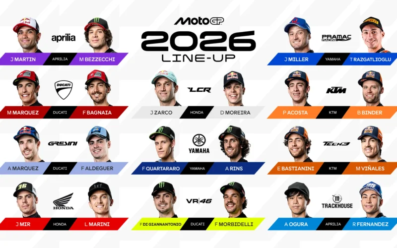 poster cu piloti de curse motogp