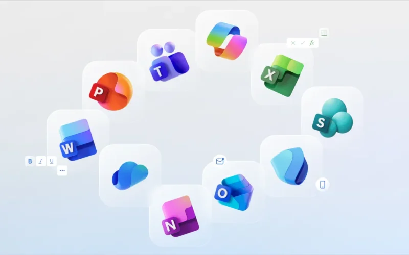 noile iconite ale sistemului microsoft office