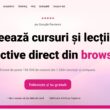 captura de ecran a homepage-ului site-ului livresq