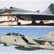 MiG-29 irakian (sus) alături de un Tornado britanic