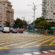 piata victoriei din bucuresti dupa aplicarea marcajului rutier