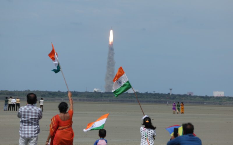 Lansarea unei rachete din India