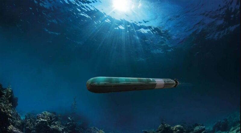 Super-torpila rusească Poseidon, cu propulsie nucleară