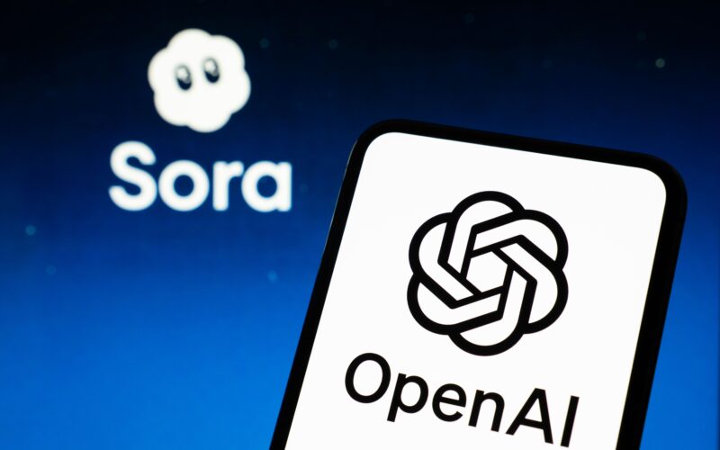 Logo-urile OpenAI și Sora AI