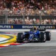 Carlos Sainz la volanul monopostului Williams în Singapore